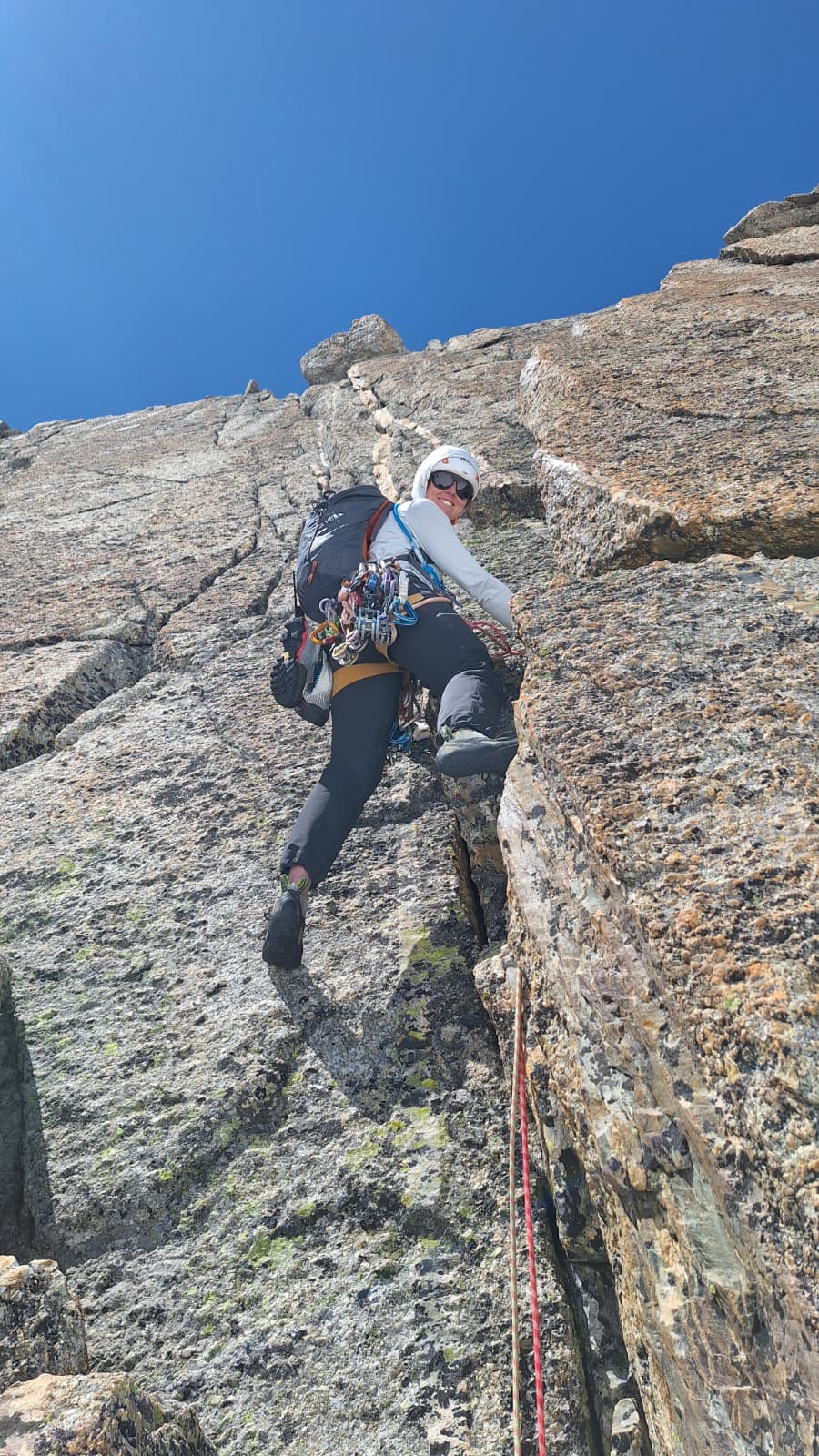 Mathilde Badoual en montagne